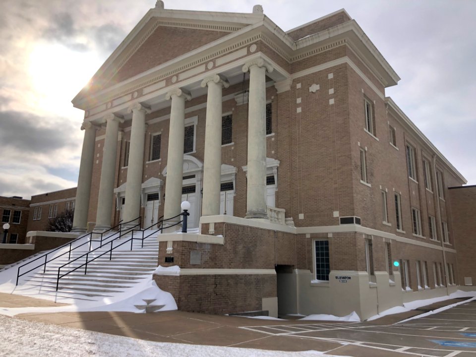 Muskogee snowstorm 2021-02-15 First Baptist Church E