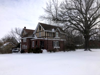 Muskogee snowstorm 2021-02-15 414 Kendall Blvd N