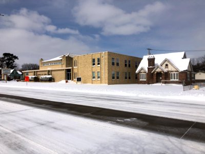 Muskogee snowstorm 2021-02-15 Church of Christ SE