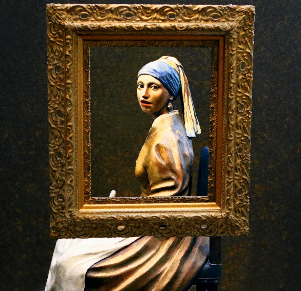 Girl with pearl earing new jersey grounds for sculpture