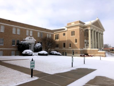 Muskogee snowstorm 2021-02-15 First Baptist Church S 1