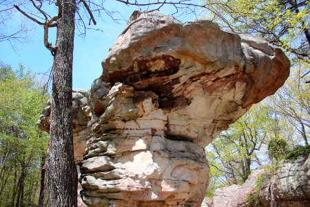 Mushroom Rock, Little River Canyon Parkway, Alabama April 2018