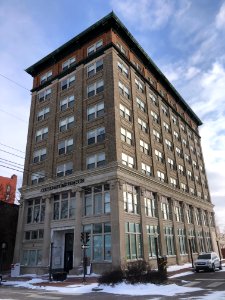 Muskogee snowstorm 2021-02-15 Manhattan Building N 1