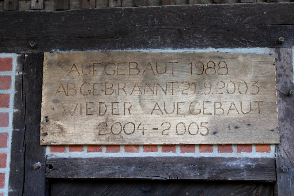 Museumshof Gescher - Grundstein Schirmschoppe