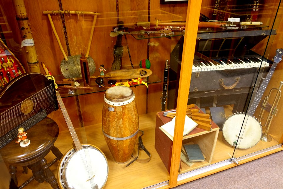 Musical instruments - Mount Angel Abbey Museum - Mount Angel Abbey - Mount Angel, Oregon - DSC00061