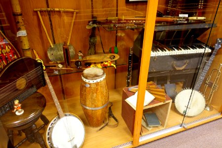 Musical instruments - Mount Angel Abbey Museum - Mount Angel Abbey - Mount Angel, Oregon - DSC00061