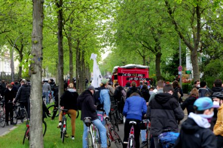 MyGruni 1st may demonstration Berlin 2021 Grunewald 08