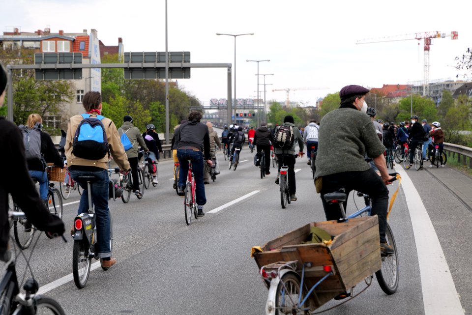 MyGruni 1st may demonstration Berlin 2021 Grunewald to Hermannplatz 47