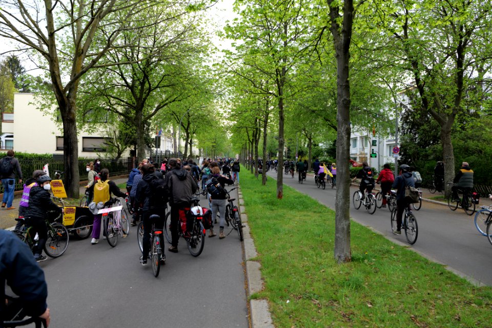 MyGruni 1st may demonstration Berlin 2021 Grunewald 12