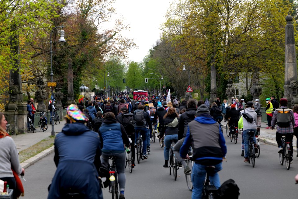 MyGruni 1st may demonstration Berlin 2021 Grunewald 22
