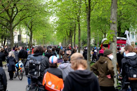 MyGruni 1st may demonstration Berlin 2021 Grunewald 07