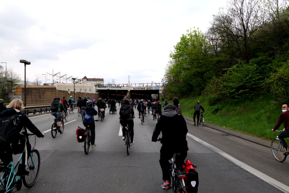 MyGruni 1st may demonstration Berlin 2021 Grunewald to Hermannplatz 73