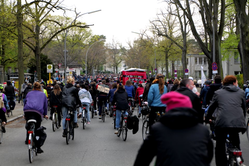 MyGruni 1st may demonstration Berlin 2021 Grunewald 32