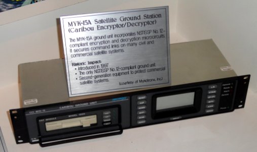 MYK-15A Satellite Ground Station (Caribou Encryptor - Decryptor) - National Cryptologic Museum - DSC07979