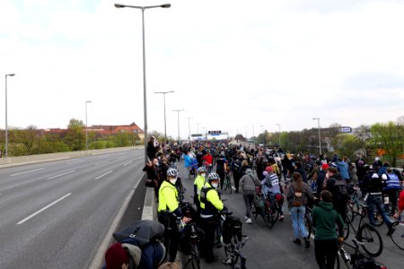 MyGruni 1st may demonstration Berlin 2021 Grunewald to Hermannplatz 37