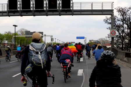 MyGruni 1st may demonstration Berlin 2021 Grunewald to Hermannplatz 78