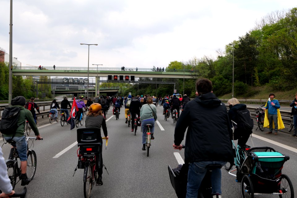 MyGruni 1st may demonstration Berlin 2021 Grunewald to Hermannplatz 69