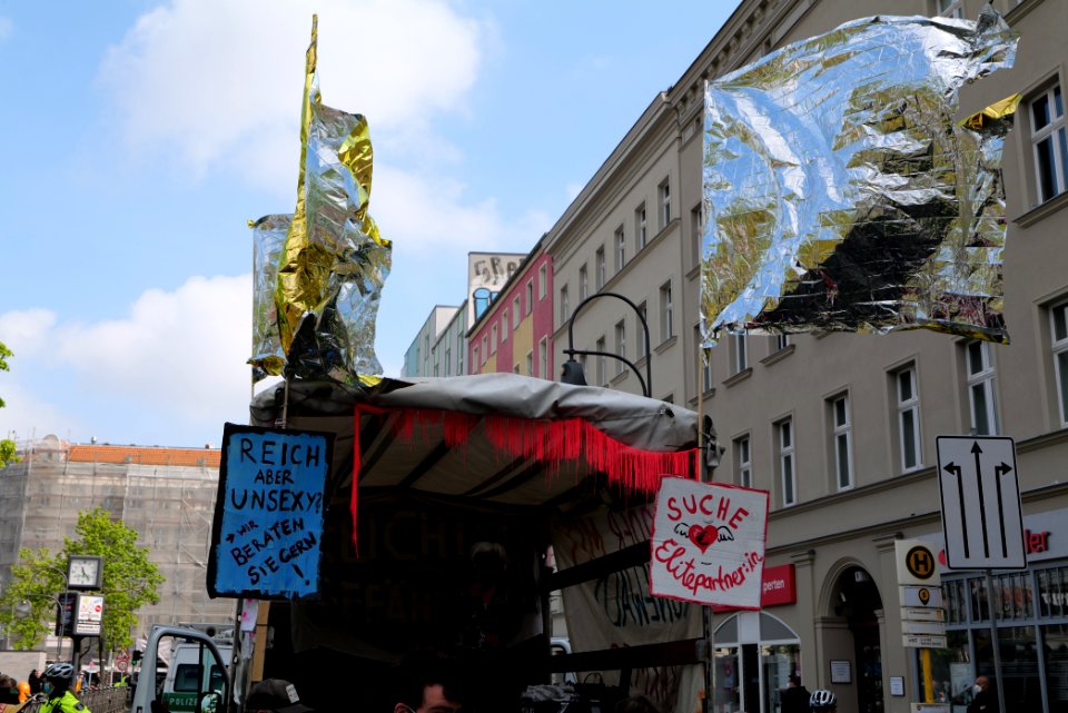 MyGruni 1st may demonstration Berlin 2021 Hermannplatz to Großer Stern 10
