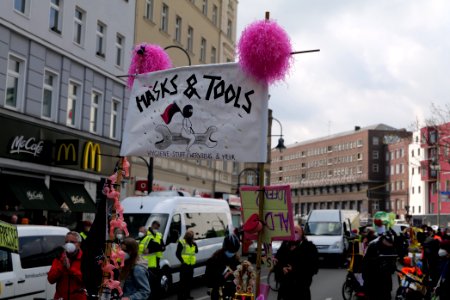MyGruni 1st may demonstration Berlin 2021 Hermannplatz to Großer Stern 07