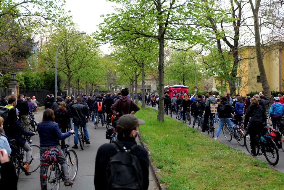MyGruni 1st may demonstration Berlin 2021 Grunewald 31