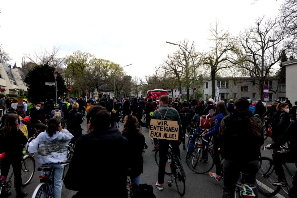 MyGruni 1st may demonstration Berlin 2021 Grunewald 35