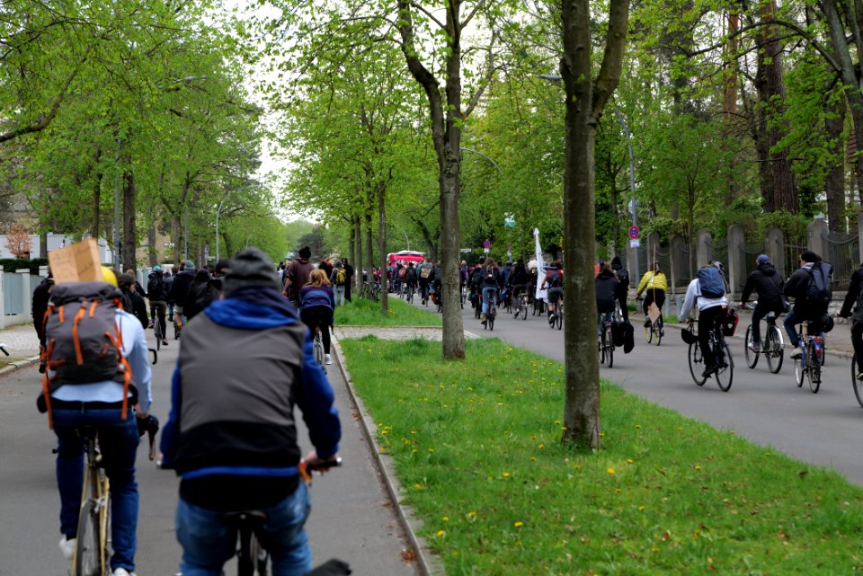 MyGruni 1st may demonstration Berlin 2021 Grunewald 25