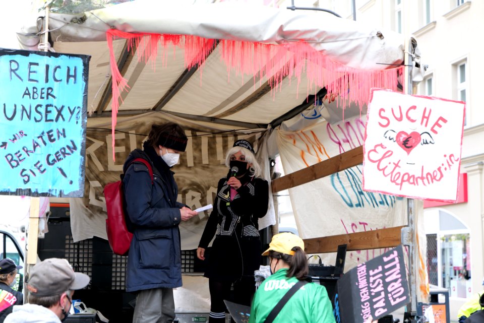 MyGruni 1st may demonstration Berlin 2021 Hermannplatz to Großer Stern 11