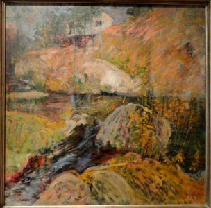 My Summer Studio, John Henry Twachtman, c. 1900 - Phillips Collection - DSC04867