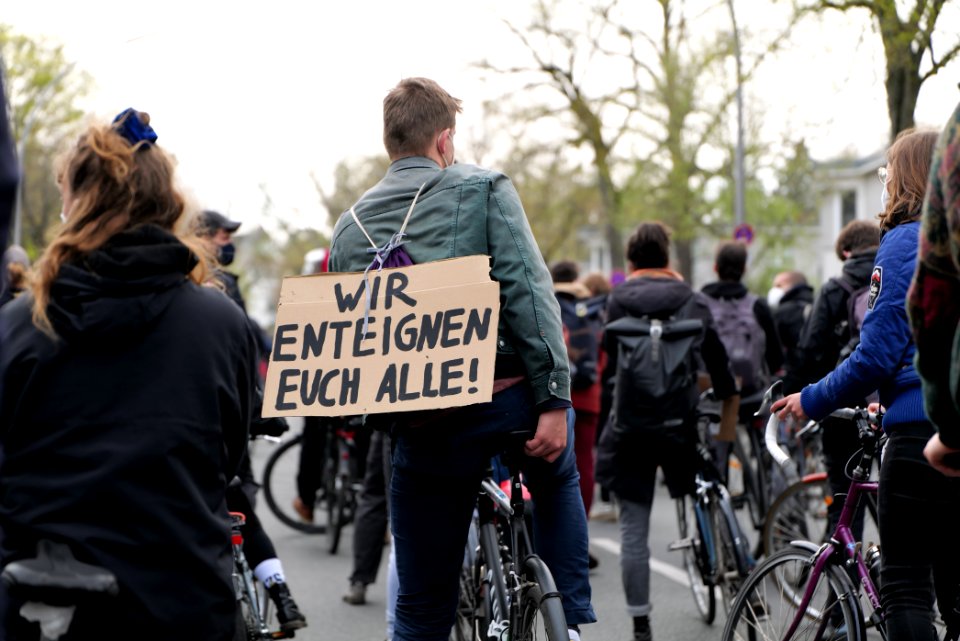 MyGruni 1st may demonstration Berlin 2021 Grunewald 37
