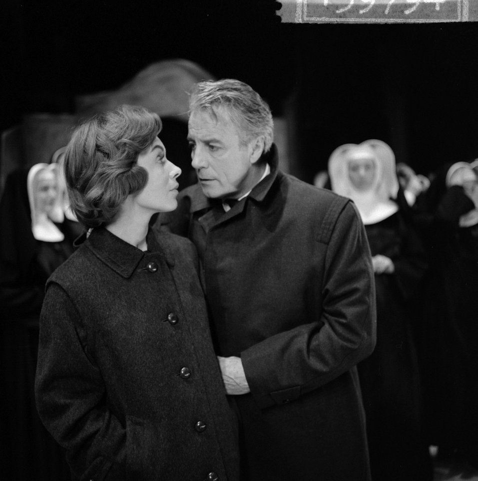 Musical The Sound of Music in Carré, Mieke Bos en Johan Heesters, Bestanddeelnr 915-9794