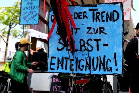 MyGruni 1st may demonstration Berlin 2021 Hermannplatz to Großer Stern 05