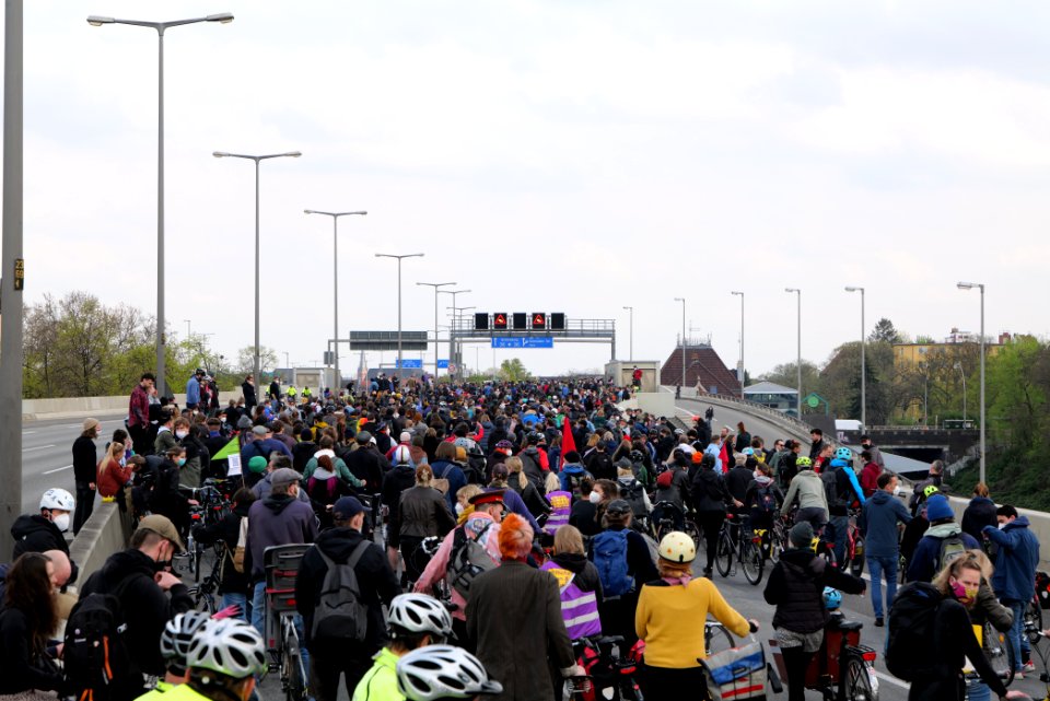 MyGruni 1st may demonstration Berlin 2021 Grunewald to Hermannplatz 29