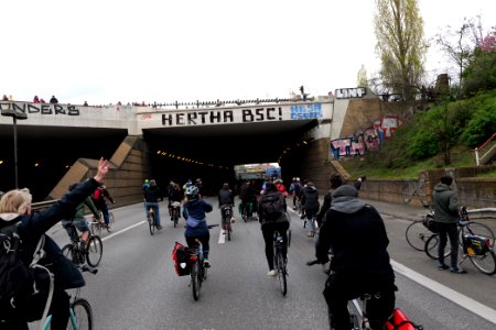 MyGruni 1st may demonstration Berlin 2021 Grunewald to Hermannplatz 75