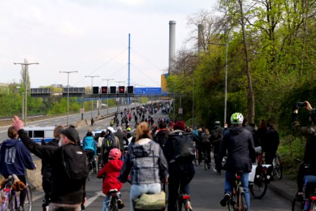 MyGruni 1st may demonstration Berlin 2021 Grunewald to Hermannplatz 15