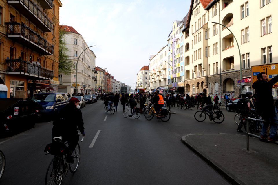 MyGruni 1st may demonstration Berlin 2021 Grunewald to Hermannplatz 121