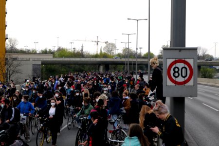 MyGruni 1st may demonstration Berlin 2021 Grunewald to Hermannplatz 32