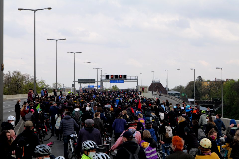 MyGruni 1st may demonstration Berlin 2021 Grunewald to Hermannplatz 28