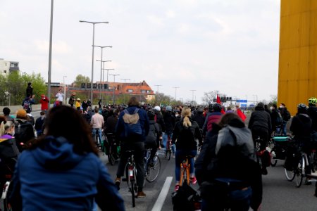 MyGruni 1st may demonstration Berlin 2021 Grunewald to Hermannplatz 22