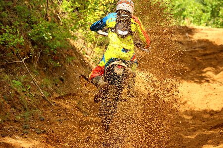 Enduro motorcycle sport racing photo