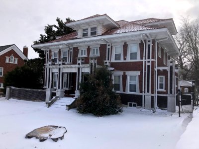 Muskogee snowstorm 2021-02-15 1315 W Okmulgee Ave N