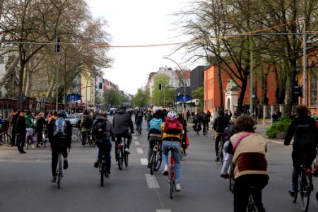 MyGruni 1st may demonstration Berlin 2021 Grunewald to Hermannplatz 118
