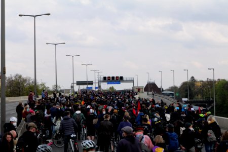 MyGruni 1st may demonstration Berlin 2021 Grunewald to Hermannplatz 27