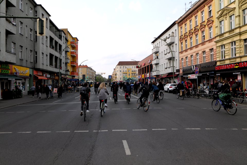 MyGruni 1st may demonstration Berlin 2021 Grunewald to Hermannplatz 116