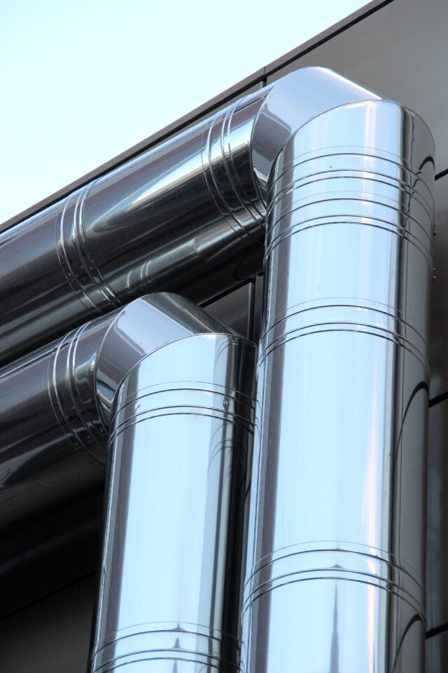 Stainless steel pipeline watercourse