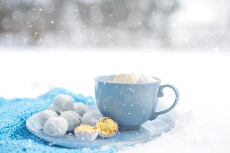 Dessert warm snow