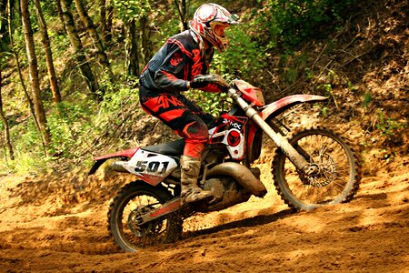 Sand sport motocross ride