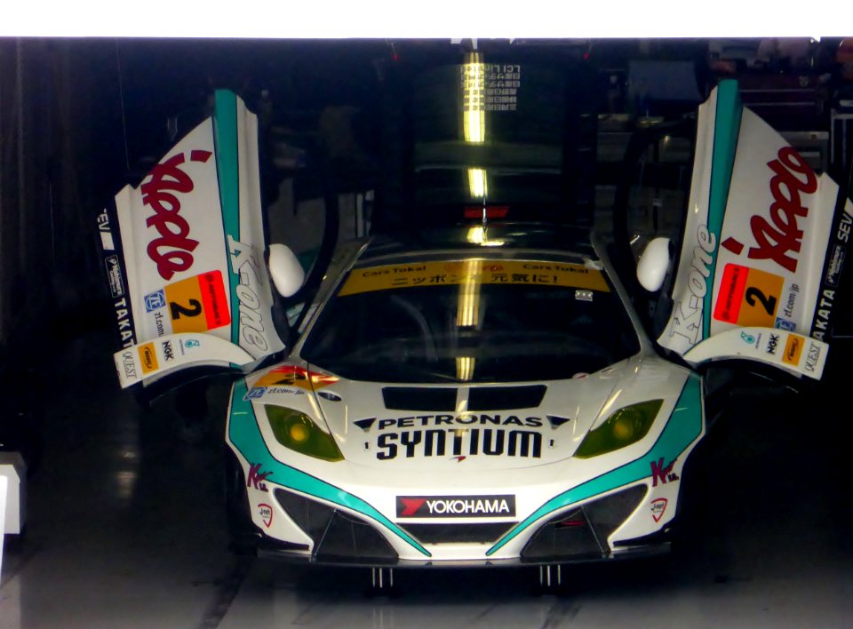 No.2 SYNTIUM Apple MP4-12C at 2014 SUPER GT SUZUKA TEST