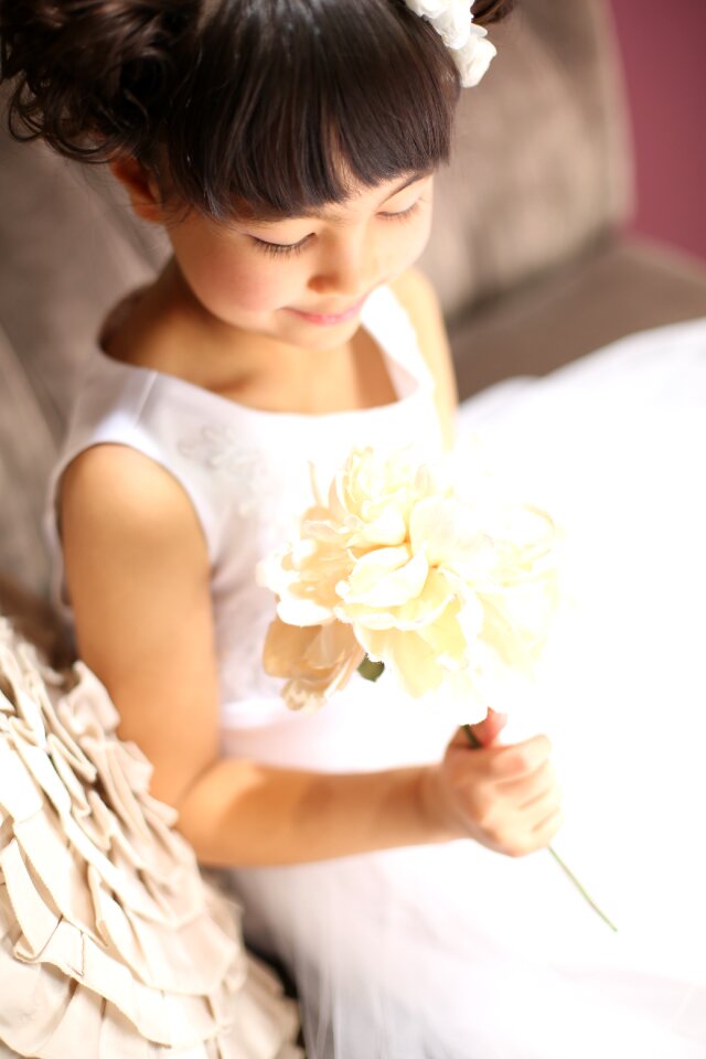 Happy child asian girl