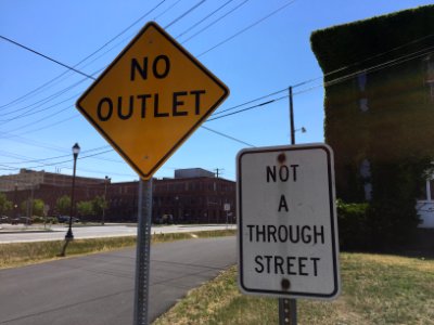 No Outlet Sign 1 photo
