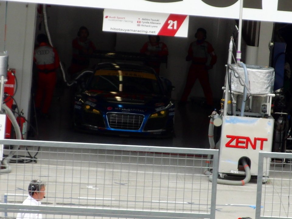 No.21 ZENT Audi R8 LMS at 2012 Pokka 1000km